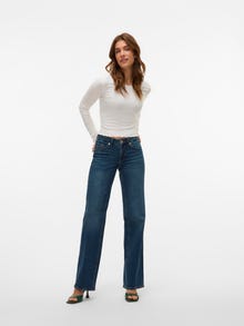 Vero Moda VMVANESSA Vita bassa Wide Leg Fit Jeans -Medium Blue Denim - 10335280