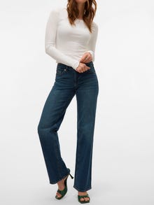 Vero Moda VMVANESSA Vita bassa Wide Leg Fit Jeans -Medium Blue Denim - 10335280