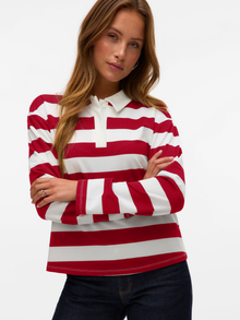 Vero Moda VMPERNILLE Polo-Shirt -Tango Red - 10335343