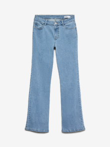 Vero Moda VMHELMA Mid rise Flared Fit Jeans -Light Blue Denim - 10335344