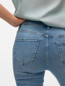 Vero Moda VMHELMA Mid rise Flared Fit Jeans -Light Blue Denim - 10335344