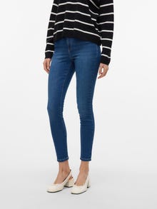 Vero Moda VMSOF Hohe Taille Skinny Fit Jeans -Medium Blue Denim - 10335360