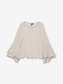 Vero Moda VMLIVA Top -Pumice Stone - 10335363
