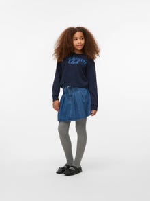 Vero Moda VMDANNI Høj talje Kort nederdel -Medium Blue Denim - 10335391