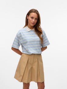 Vero Moda VMMAREN Polo -Dusty Blue - 10335446