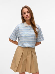 Vero Moda VMMAREN Polo -Dusty Blue - 10335446