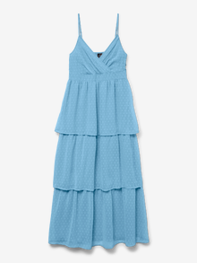 Vero Moda VMMELISA Lang kjole -Airy Blue - 10335577
