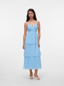 Vero Moda VMMELISA Lang kjole -Airy Blue - 10335577