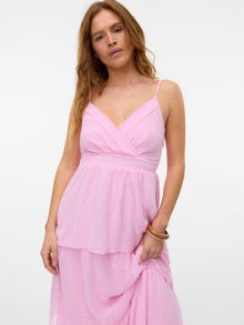 Vero Moda VMMELISA Lang kjole -Bonbon - 10335577