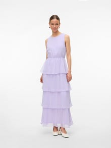 Vero Moda VMMELISA Długa sukienka -Pastel Lilac - 10335578