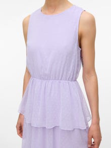 Vero Moda VMMELISA Długa sukienka -Pastel Lilac - 10335578