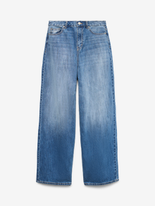 Vero Moda VMTAYLOR Taille moyenne Wide Leg Fit Jeans -Medium Blue Denim - 10335587