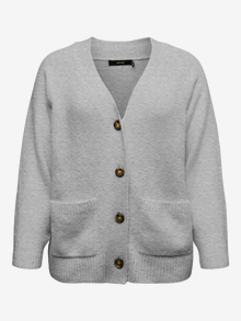 Vero Moda VMCBOOM Cardigans en maille -Light Grey Melange - 10335638