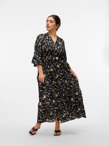 Vero Moda VMCVERA Lang kjole -Black - 10335890