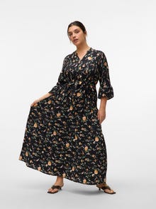 Vero Moda VMCVERA Lang kjole -Black - 10335890
