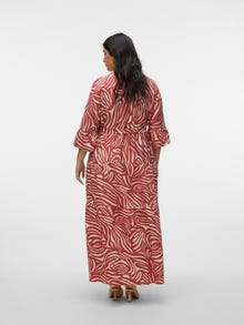 Vero Moda VMCVERA Długa sukienka -Marsala - 10335890