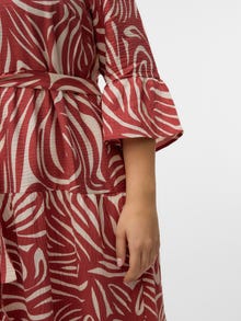 Vero Moda VMCVERA Długa sukienka -Marsala - 10335890