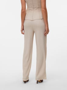Vero Moda VMMAXINE Høj talje Bukser -Pumice Stone - 10335993