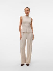 Vero Moda VMMAXINE Top -Pumice Stone - 10335994