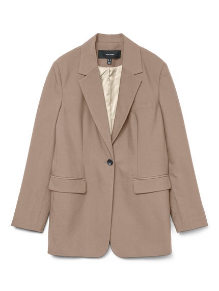 Vero Moda VMBESTIE - Blazer - dark grey melange/donkergrijs Vero Moda VMBESTIE - Blazer - dark grey melange/donkergrijs