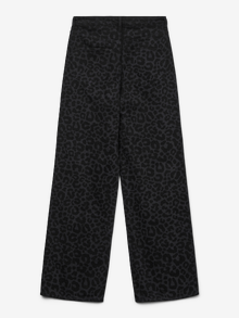 Vero Moda VMTESSA Hohe Taille Weiter Beinschnitt Jeans -Black Denim - 10336058