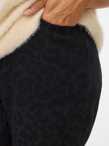 Vero Moda VMCTESSA Vysoké sedlo Široká nohavica štýl Džínsy -Black Denim - 10336059