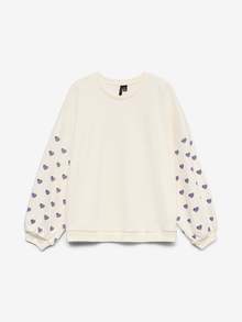 Vero Moda VMHANNA Sweatshirt -Egret - 10336093