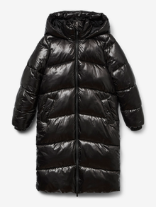 Vero Moda Kapuuts Venivad mansetid Mantel -Black - 10336097