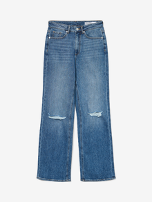 Vero Moda VMTESSA High rise Wide Leg Fit Jeans -Medium Blue Denim - 10336156
