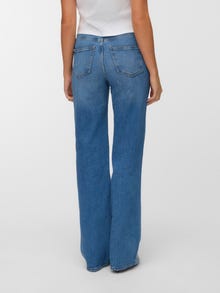 Vero Moda VMTESSA High rise Wide leg fit Jeans -Medium Blue Denim - 10336156