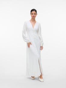 Vero Moda VMCLEMENTINE Vestito lungo -Snow White - 10336222