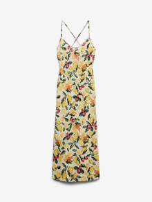 Vero Moda VMLEMONY Pitkä mekko -Transparent Yellow - 10336251