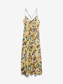 Vero Moda VMLEMONY Pitkä mekko -Transparent Yellow - 10336251
