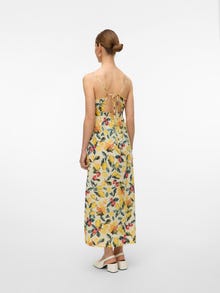 Vero Moda VMLEMONY Lang kjole -Transparent Yellow - 10336251