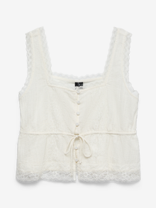 Vero Moda VMCLEMENTINE Top -Snow White - 10336286