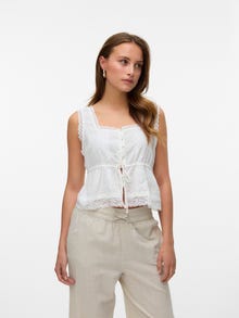 Vero Moda VMCLEMENTINE Top -Snow White - 10336286