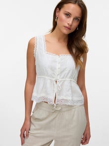 Vero Moda VMCLEMENTINE Top -Snow White - 10336286