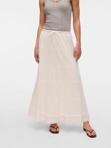Vero Moda VMCLEMENTINE High waist Long Skirt -Snow White - 10336287