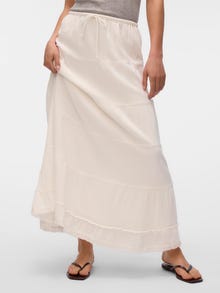 Vero Moda VMCLEMENTINE High waist Long Skirt -Snow White - 10336287