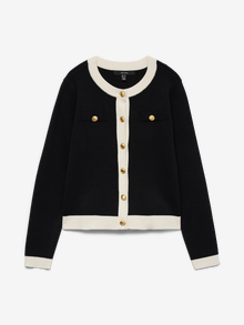 Vero Moda VMOLI Pleteni kardigan -Black - 10336384