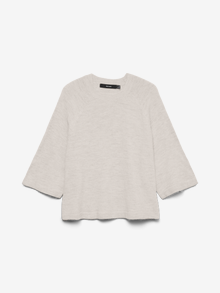 Vero Moda VMLEFILE Pullover -Pumice Stone - 10336416