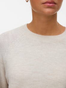 Vero Moda VMLEFILE Pullover -Pumice Stone - 10336416