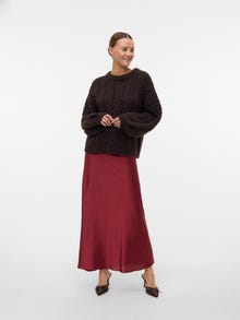 Vero Moda VMGODDESS Cintura media Falda larga -Syrah - 10336494