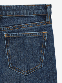 Vero Moda VMVANESSA Low rise Wide Leg Fit Jeans -Dark Blue Denim - 10336555