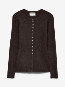 Vero Moda AWUKINO Knit Cardigan -Chocolate Torte - 10336556