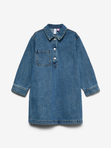 Vero Moda VMELILLIA Robe midi -Medium Blue Denim - 10336593