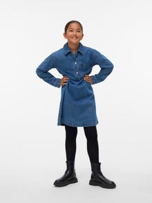 Vero Moda VMELILLIA Robe midi -Medium Blue Denim - 10336593