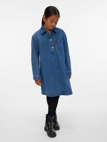 Vero Moda VMELILLIA Midi dress -Medium Blue Denim - 10336593