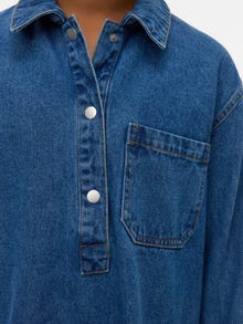 Vero Moda VMELILLIA Midikleid -Medium Blue Denim - 10336593