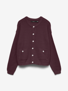 Vero Moda VMHARPER Dzianinowy kardigan -Winetasting - 10336720